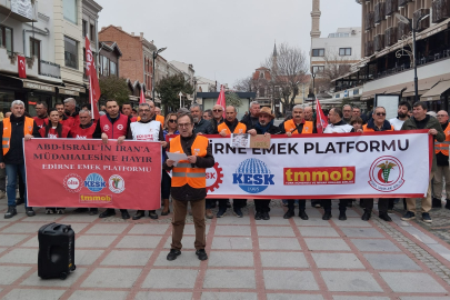 Edirne Emek Platformundan Savaşa Hayır Açıklaması