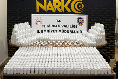 Tekirdağ'da Torbacının Zulasından 81 Bin 700 Sentetik Ecza Çıktı