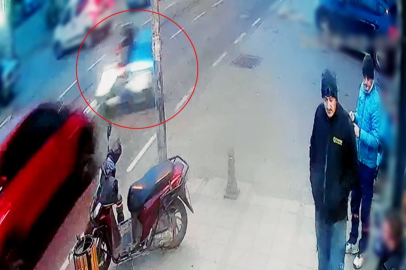 Çorlu'da Otomobille Çarpışan Motosikletli Kurye Yaralandı