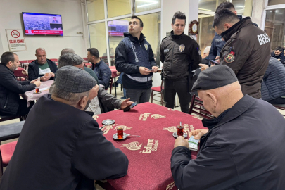 Edirne’de Kıraathanelere Yönelik Huzur ve Güven Denetimi