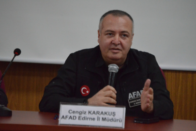 ‎Karakuş, “Edirne Depremden Muaf Değil”