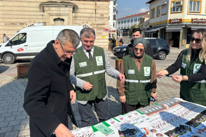 Babaeski'de Yeşilay Bilgilendirme Standı Kuruldu
