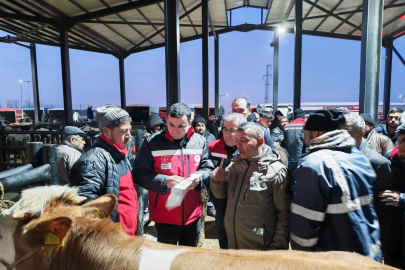 Havsa Canlı Hayvan Pazarı’nda Denetim Gerçekleştirildi