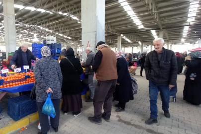 Havsa Halk Pazarı Bu Hafta da Yoğun İlgi Gördü