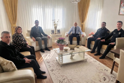 Süloğlu'nda Şehit Polis Serhan Alışkan’ın Ailesine Kadınlar Günü Ziyareti