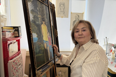Tekirdağ'da 74 Yaşındaki Ressam 40 Yıldır Hayallerini Tuvale Yansıtıyor