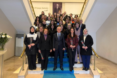Vali Uğur Turan’dan Kadın Personele 8 Mart Kutlaması