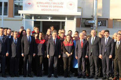 Bakan Yumaklı Kırklareli İl Tarım ve Orman Müdürlüğünü Ziyaret Etti