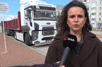 Büyük Araçlara Küçüklüğünden Beri Hayranlık Duyan Buket, 3 Yıldır Ağır Vasıta Eğitmenliği Yapıyor