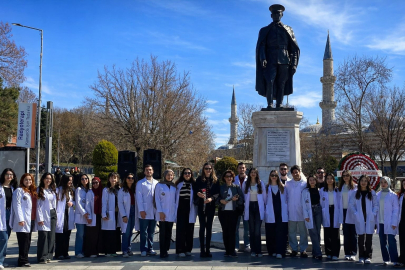Trakya Üniversitesi Öğrencilerinden Kadınlar Günü Etkinliği