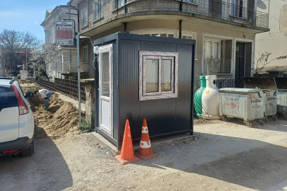 Edirne Belediyesi’nden Otopark Personeline Kabin