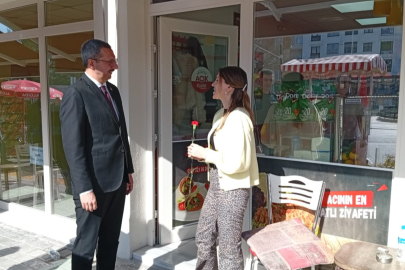 Pınarhisar’da Kadın Esnafa 8 Mart Ziyareti