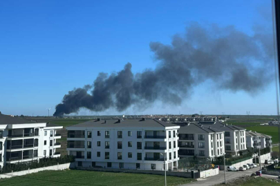 Lüleburgaz'da Geri Dönüşüm Tesisinde Yangın