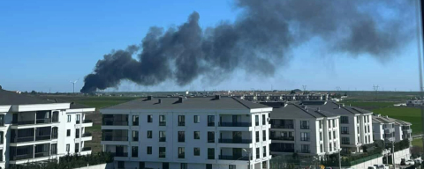 Lüleburgaz'da Geri Dönüşüm Tesisinde Yangın