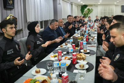 Tekirdağ Emniyet Müdürü Turanlı Çevik Kuvvet Personeliyle İftarda Buluştu