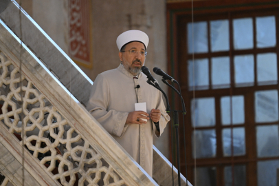 Diyanet İşleri Başkanı Arpaguş, Selimiye Camisi'nde Hutbe İrat Etti