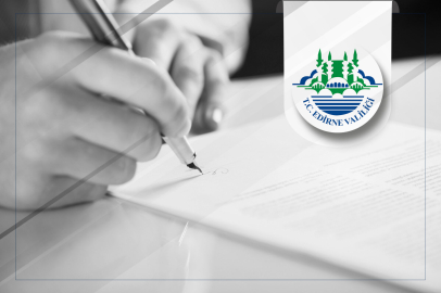 Edirne Valiliği’nden Resmî İlan Genelgesi