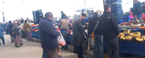 Havsa Halk Pazarı Bu Hafta da Yoğun İlgi Gördü