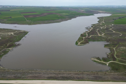 Kuraklıkla Suyu Çekilen Türkmenli Göleti Yağışlarla Yeniden Dolmaya Başladı