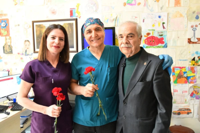 Özcan'dan Sağlık Çalışanlarına 14 Mart Tıp Bayramı Ziyareti