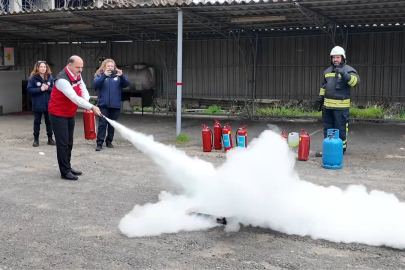Tarım Personeli Yangınla Mücadeleyi Sahada Öğrendi