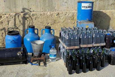 Tekirdağ'da 425 Litre Sahte İçki Ele Geçirildi