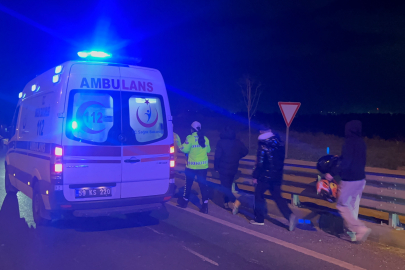 Tekirdağ'da İki Motosiklet Çarpıştı: 3 Yaralı
