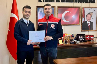 Tekirdağ Tarım Müdürlüğü’nden Alperen Kaçmaz’a Teşekkür
