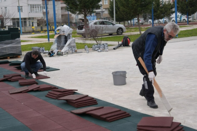 Saray’da Çocuk Oyun Alanlarında Yenileme Çalışmaları