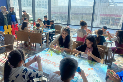 AVM’de Ara Tatil Neşesi: Çocuklar Slime Etkinliğinde Buluştu