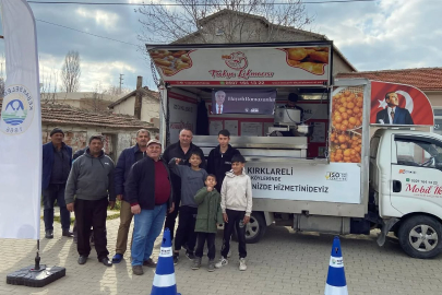 Keşan’da İftar Öncesi Lokma İkramı Paşayiğit Mahallesi’nde