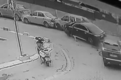 Tekirdağ'da 5 Aracın Karıştığı Zincirleme Kaza Kamerada