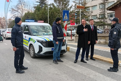Kaymakam Özderin’den Emniyet Personeline Denetim Ziyareti