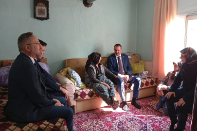 Kaymakam Özderin’den Hane Ziyareti