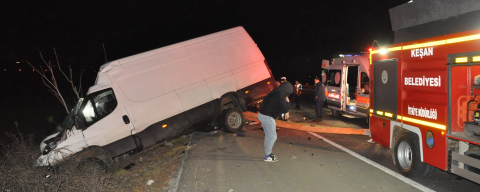 Edirne'de Feci Kaza: 2 Ölü, 1 Yaralı