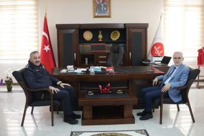 Turanlı, İl Müftüsü Mustafa Bilgiç'i Ziyaret Etti