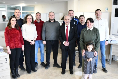 Keşan Belediye Başkanı Özcan Personelle Bayramlaştı