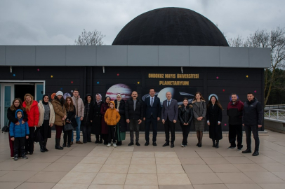 OMÜ Planetaryum'da Personele Uzay Yolculuğu Yaşatan Sunum