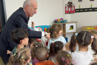 Rektör Hatipler, Zeynep-Mustafa Taş Uygulama Anaokulunu Ziyaret Etti