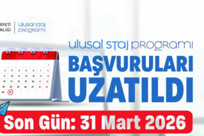 Ulusal Staj Programı Başvuruları Uzatıldı