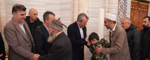 Edirne Valisi Sezer, Vatandaşlarla Bayramlaştı