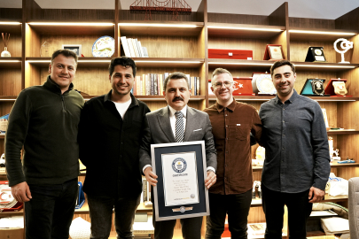 Guinness Rekortmeni Dalgıç Gelibolu Tarihi Alan Başkanı Kaşdemir İle Bir Araya Geldi