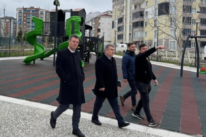 Çorlu Belediye Başkanı Sarıkurt’tan Yeni Park Projesi İncelemesi