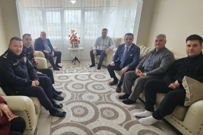 Kaymakam Aksoy'dan Kıbrıs Gazisine Bayram Ziyareti