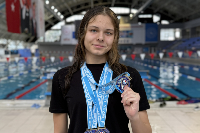 Milli Yüzücü Derin Anbarlı'nın Hedefi Uluslararası Organizasyonda Madalya Almak