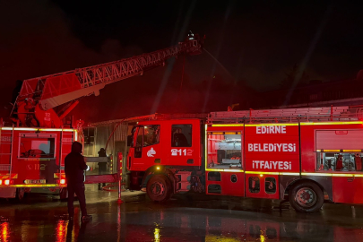 Sanayi Sitesi’nde Korkutan Yangın