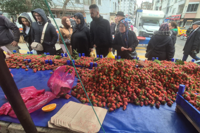 80 TL'lik Çileğe Yoğun İlgi