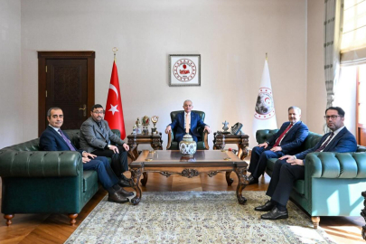 Vali Turan, Diyanet İşleri Başkanlığı Müfettişlerini Kabul Etti