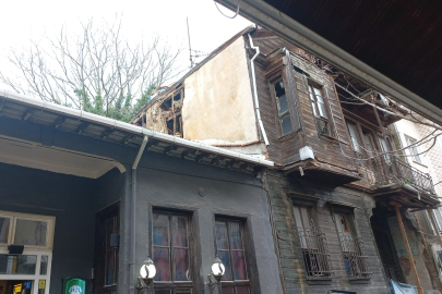 Edirne’de Tarihi Binada Duvar Çökmesi