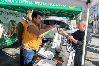 Demirköy'de Vatandaşlara Fidan Dağıtıldı